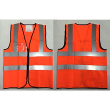 Traffic Safety Vest with PVC Pocket, Manufacturer Price